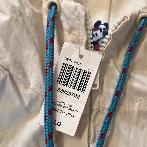 New Disney OUR UNIVERSE Goofy Mickey Ski School Windbreaker Jacket. Large Unisex - Picture 3 of 11